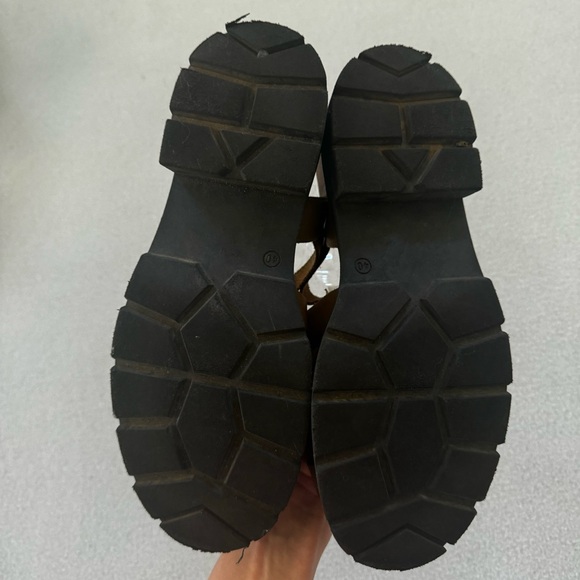 Free People Delaney Fisherman Platformsandal shoes‎ leather size 40 - Picture 4 of 9